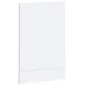 Panneau de lave-vaisselle Porto blanc brillant 45x1,5x67 cm