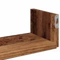 Étagères murales 3 pcs vieux bois bois d'ingénierie