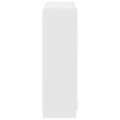 Ensemble d'armoires de cuisine 3 pcs blanc bois d'ingénierie