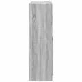 Ensemble d'armoires de cuisine 2pcs sonoma gris bois ingénierie