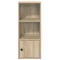 Bibliothèque chêne sonoma 31x24x77 cm bois d'ingénierie