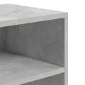 Bibliothèque gris béton 60x30x71,5 cm bois d'ingénierie