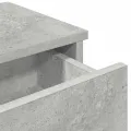 Étagère murale avec tiroirs gris béton bois d'ingénierie