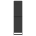 Bibliothèque noir 40x35x139 cm bois d'ingénierie