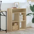 Bibliothèque chêne sonoma 66x31x80 cm bois d'ingénierie