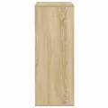 Bibliothèque chêne sonoma 66x31x80 cm bois d'ingénierie