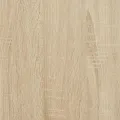 Bibliothèque chêne sonoma 66x31x80 cm bois d'ingénierie