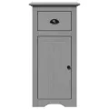 Meubles de salle de bain 3 pcs BODO gris bois de pin massif