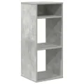 Bibliothèque gris béton 34x31x80 cm bois d’ingénierie
