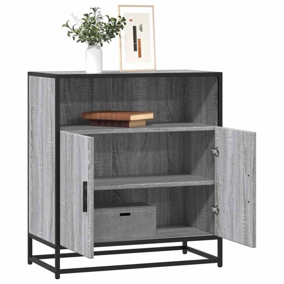 Buffet sonoma gris 68x35x76 cm bois d'ingénierie