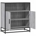 Buffet sonoma gris 68x35x76 cm bois d'ingénierie
