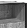 Buffet sonoma gris 68x35x76 cm bois d'ingénierie