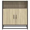 Buffet chêne sonoma 68x35x76 cm bois d'ingénierie
