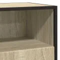 Buffet chêne sonoma 68x35x76 cm bois d'ingénierie