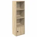 Bibliothèque chêne sonoma 31x24x102 cm bois d'ingénierie