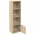 Bibliothèque chêne sonoma 31x24x102 cm bois d'ingénierie