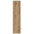 Bibliothèque chêne artisanal 31x24x102 cm bois d'ingénierie