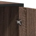 Buffet chêne marron 92x35x76 cm Bois d'ingénierie