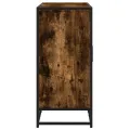 Buffet chêne fumé 92x35x76 cm bois d'ingénierie