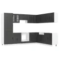 Ensemble d'armoires de cuisine 14 pcs Kalmar bois d'ingénierie