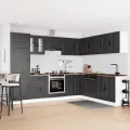 Ensemble d'armoires de cuisine 14 pcs Kalmar bois d'ingénierie
