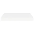 Étagères murales flottantes 2 pcs blanc 40x23x3,8 cm MDF
