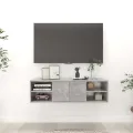 Étagère murale Gris béton 102x30x29 cm Bois d’ingénierie