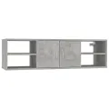 Étagère murale Gris béton 102x30x29 cm Bois d’ingénierie