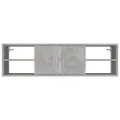 Étagère murale Gris béton 102x30x29 cm Bois d’ingénierie