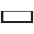 Étagères murales cube 2 pcs Noir 60x15x23 cm Bois d’ingénierie