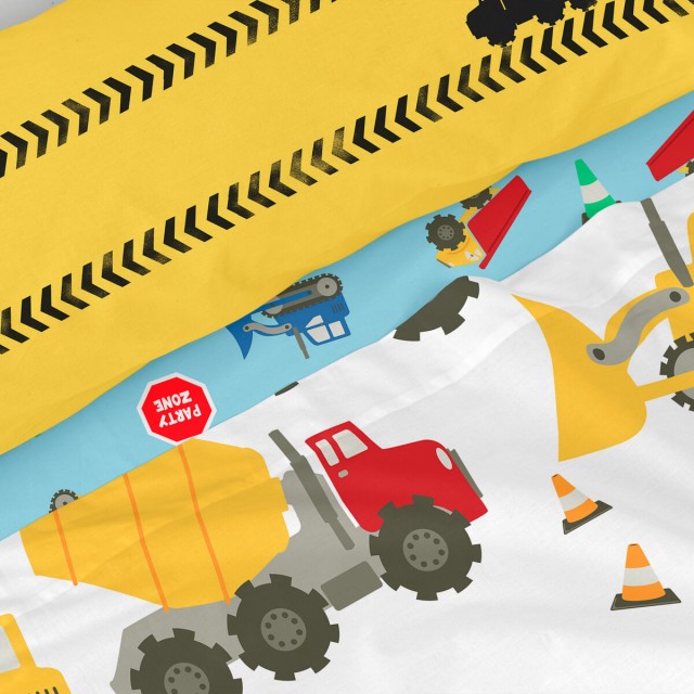 Set beddengoed HappyFriday Mr Fox Machinery Multicolour Bed van 105 2