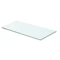 Panneaux d'étagère 2 pcs Verre Transparent 60x25 cm