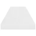 Étagère murale flottante Blanc brillant 90x23,5x3,8 cm MDF
