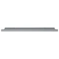 Étagères à rebord pour cadre photo 2 pcs Gris 80x9x3 cm MDF