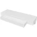 Étagère murale avec 1 tiroir MDF Blanc Rangement de livres/DVD