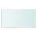 Panneaux d'étagère 2 pcs Verre Transparent 20 x 30 cm