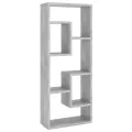 Étagère murale Gris béton 36x16x90 cm Bois d'ingénierie