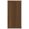 Étagères murales cube 2 pcs Chêne marron 100x15x30 cm Bois
