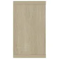 Étagères cube murales 2 pcs chêne sonoma bois d'ingénierie