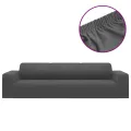 Housse extensible canapé 4places Anthracite Jersey de polyester