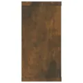 Étagères murales cubiques 2 pcs Chêne fumé 100x15x30 cm