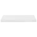 Étagère murale flottante 2 pcs Blanc brillant 60x23,5x3,8cm MDF