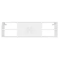 Étagère murale Blanc brillant 102x30x29 cm Bois d’ingénierie