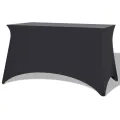 Housses extensibles pour table 2 pcs 120x60,5x74 cm Anthracite
