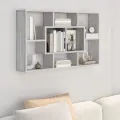 Étagère murale Sonoma gris 85x16x52,5 cm Bois d'ingénierie