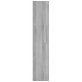 Étagère murale Sonoma gris 90x16x78 cm Bois ingénierie