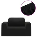 Housse extensible de canapé Noir Jersey de polyester