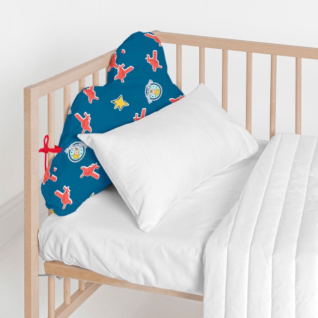 Cot protector HappyFriday Le Petit Prince Son avion Multicolour 60 x 4