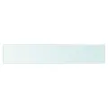 Panneaux d'étagère 2 pcs Verre Transparent 80 x 15 cm