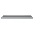 Étagères à rebord pour cadre photo 2 pcs Gris 40x9x3 cm MDF